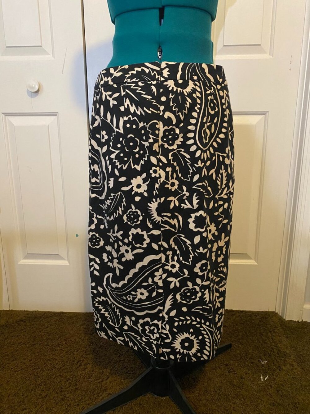 Boden Cotton Pencil Skirt